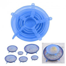 Силіконові кришки універсальні Super Stretch Silicone Lid (6 шт.) / ART-0262 (заказ від 10 шт.) (200шт)
