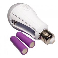 Лампочка з акумуляторами (2*18650) LED Emergency Bulb 20Вт