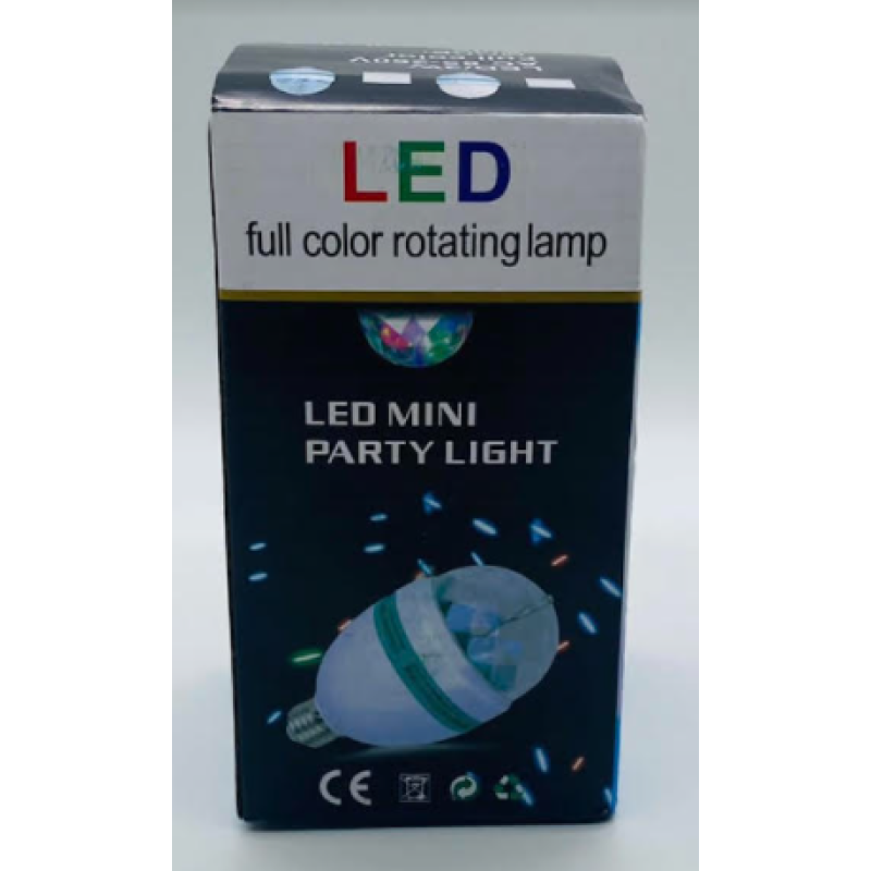 Новорічне світло Дисколампа LED lamp з патроном Disco Bulb/ART-0318