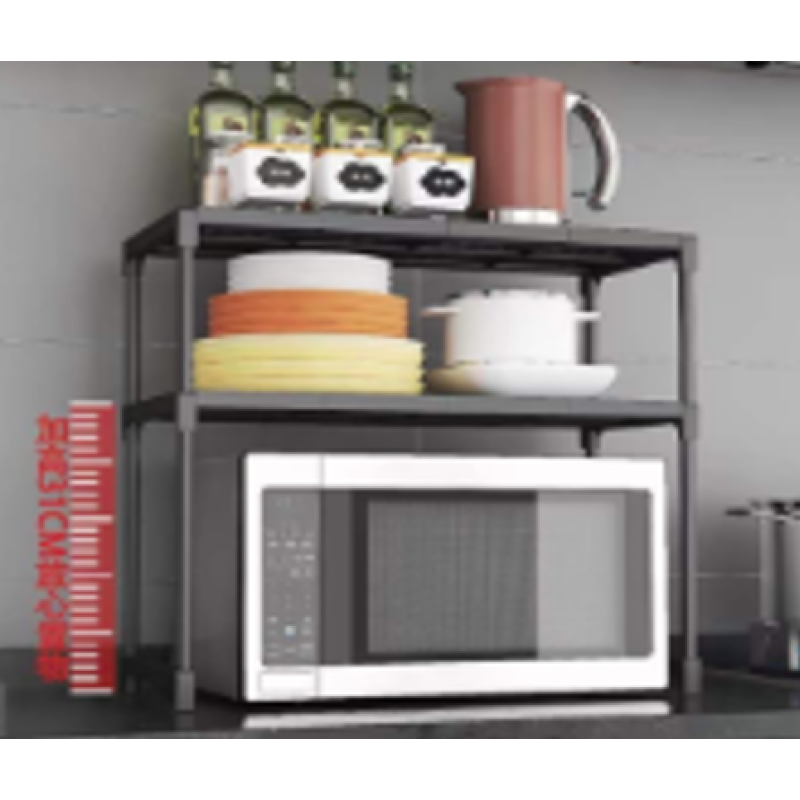 Органайзер на мікрохвильовку Microwave (57*26*50см/чорний) / BJ86 2