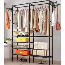 Вішалка для одягу мультифункціональна телескопічна MultiFunctional Coat Rack 162*36*175см