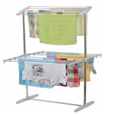 Вішалка для одягу / Багатоярусна сушарка для білизни Clothes Rack Up (24*62*36*130 см) / 8015