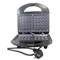 Вафельниця Domotec MS-7705, колір чорний, 220 В, розміри: 240*240**110см