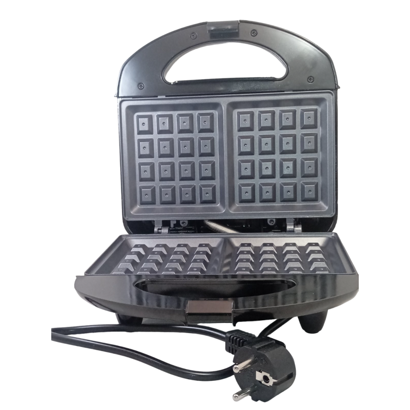 Вафельниця Domotec MS-7705, колір чорний, 220 В, розміри: 240*240**110см Вафельниця Domotec MS-7705, колір чорний, 220 В, розміри: 240*240**110см