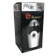 Кавомолка електрична 220В, подрібнювач кави, портативна кавомолка Domotec MS 1107