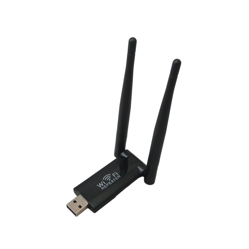 USB Wi-Fi репітер, підсилювач, рентранслятор сигналу wi-fi, 2 антени