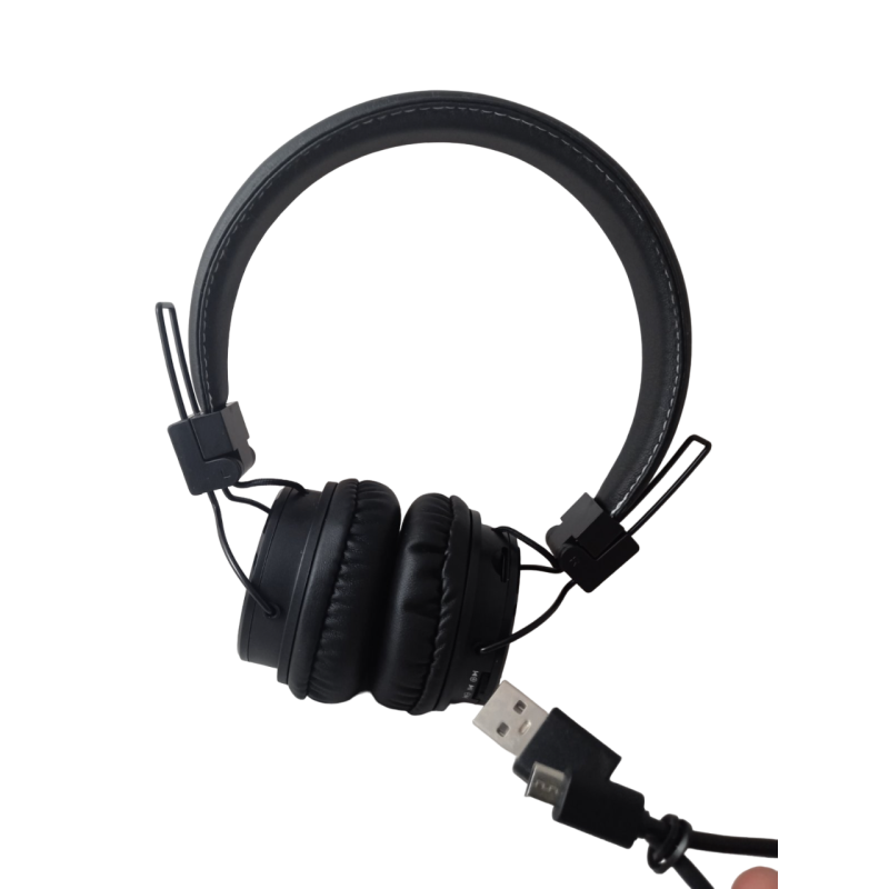 Bluetooth навушники повнорозмірні MDR NIA X3 + BT + плеєр + підтримка карти пам“яті, мікрофон, чорні