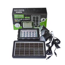 Портативна зарядна станція + 3 лампи, сонячна панель GD 106, Solar Light