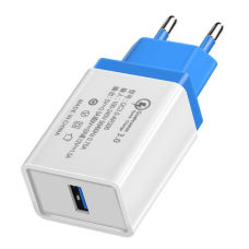 Адаптер, зарядний пристрій для смартфонів Fast Charge QC3.0 USB AR 60  WHITE