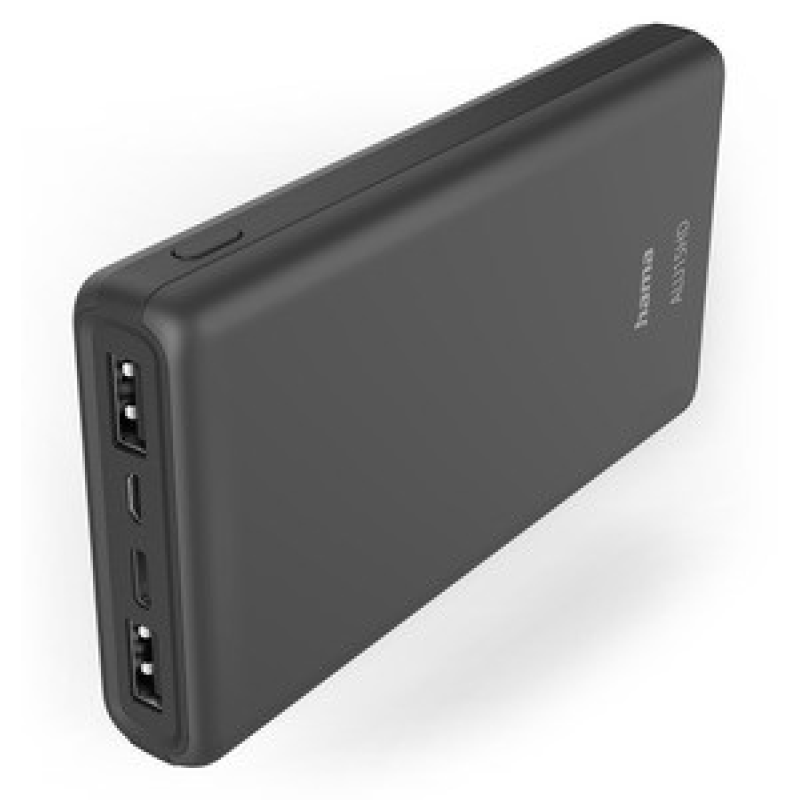 Повербанк Hama ALU15HD 15000 mAh Anthracite (00201655)