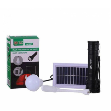 Ліхтарик ручний акумуляторний BL YW 037 + bulb + solar, лампочка в комплекті