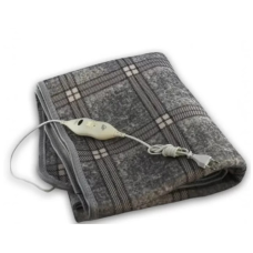 Електропростирадло electric blanket 150*180 клітчате сіре