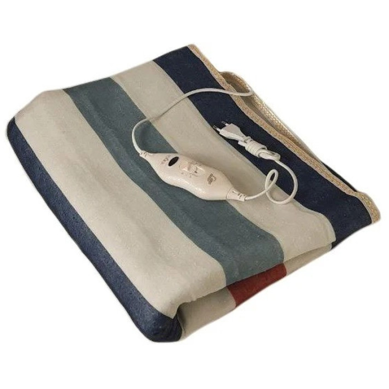 Електропростирадло electric blanket 150*180 різнокольорові смужки