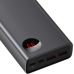 Повербанк для ноутбука Baseus Adaman Metal Digital Display 65W 20000mAh Black Повербанк для ноутбука Baseus Adaman Metal Digital Display 65W 20000mAh Black