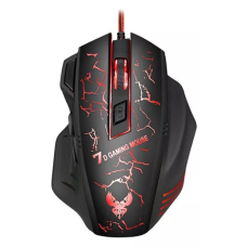 Ігрова провідна миша GAMING MOUSE X7, довжина кабеля 1,5м, чорна з підсвідкою