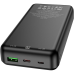 Павербанк, зовнішній акумулятор Hoco J87A 20W 20000 mAh Black