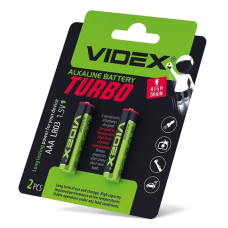 Батарейка лужна Videx LR03/AAA Turbo 2шт blister