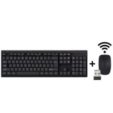 Бездротовий набір клавіатура та миша KEYBOARD KB-C019 (англійська, російська)