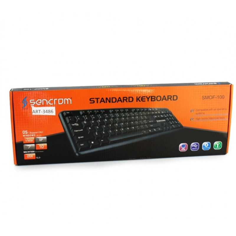 Клавіатура класична KEYBOARD (TC-01) / X1 / K107, мембранна