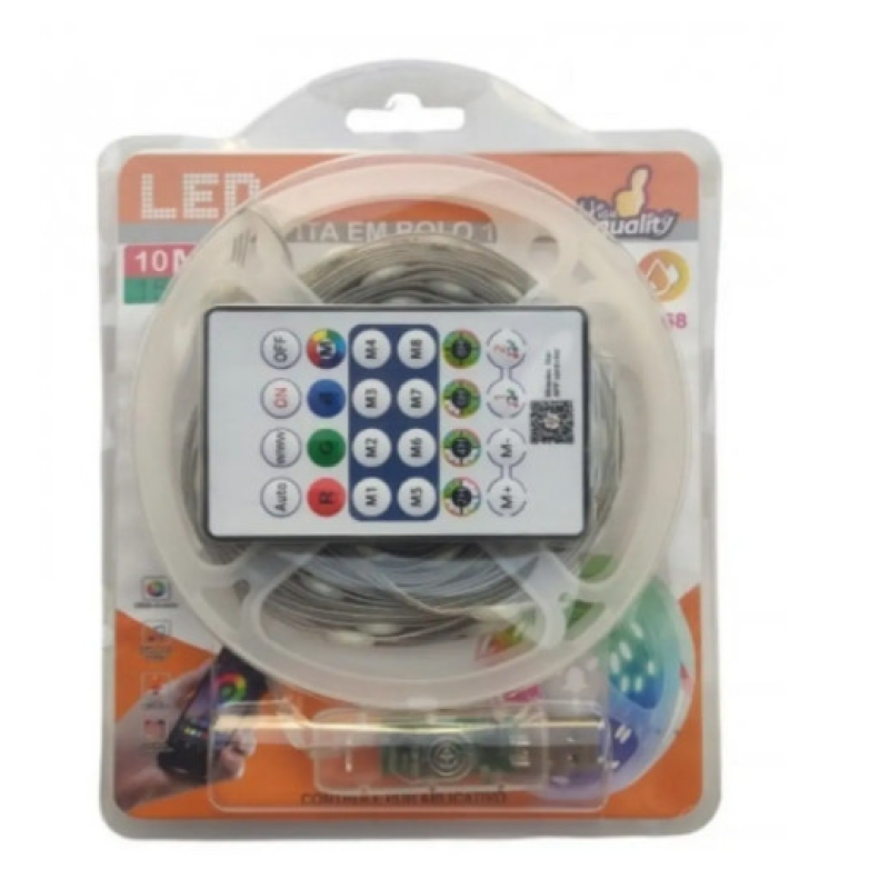 Стрічка світлодіодна LED RGB APP 10м, Bluetooth