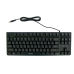 Клавіатура RGB з різнобарвним підсвічуванням DX 750, чорна, мембранна для ПК