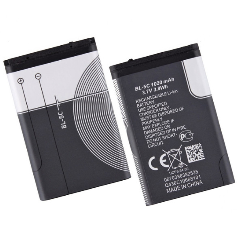 Акумуляторна батарея універсальна BL-5C 1020 mAh 3.7V