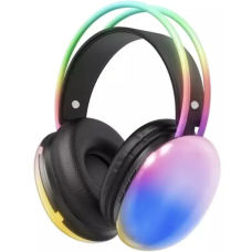 Навушники бездротові Bluetooth WK-30 (12842) RGB LED BT, чорні