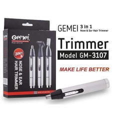 Тример для волосся в носі та вухах GEMEI GM3107 (3в1)