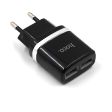 Адаптер мережевий зарядний пристрій,HOCO USB CHARGER DOUBLE C 12