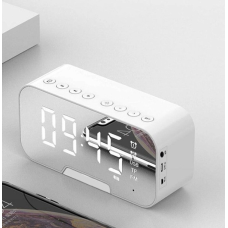 Мобільна колонка, електронний годинник,Bluetooth, дзеркало, LED підсвітка