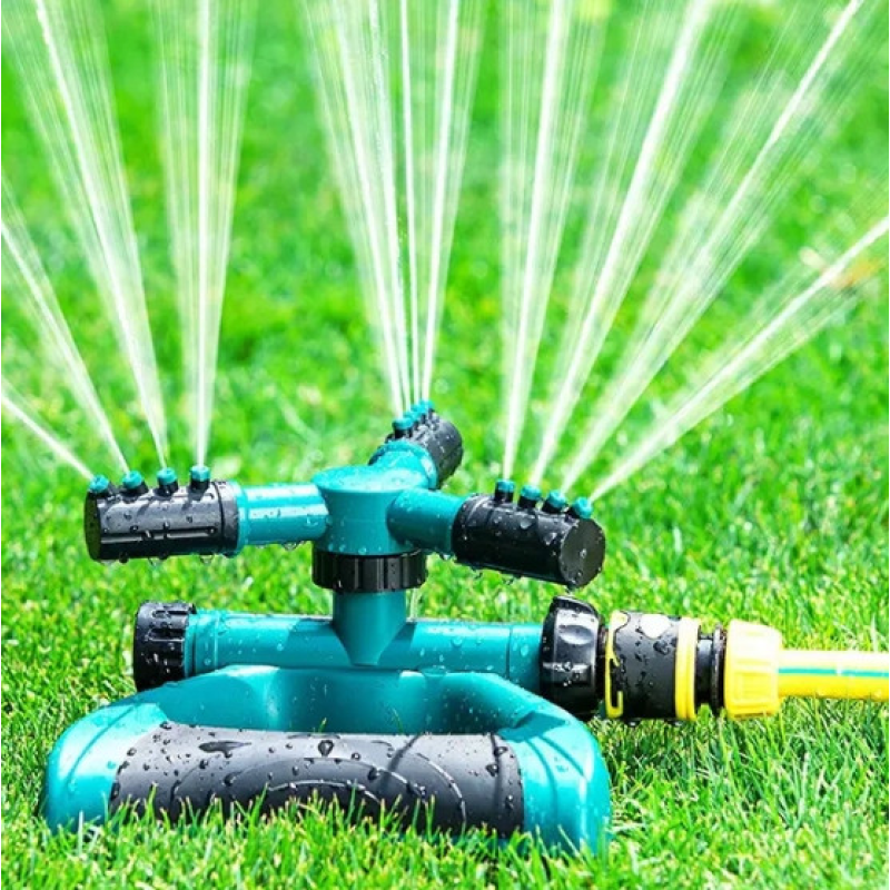 Обертовий автоматичний садовий розбризкувач 360° Lawn Water Sprinkler / ART-5059