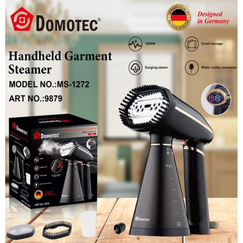 Відпарювач Domotec 1272 ручний з двома насадками 1600W