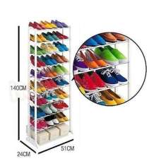 Полиця-органайзер для взуття Amazing Shoe Rack (біла)