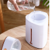 Зволожувач повітря Fog Humidifier з підсвіткою, колір білий із золотистим