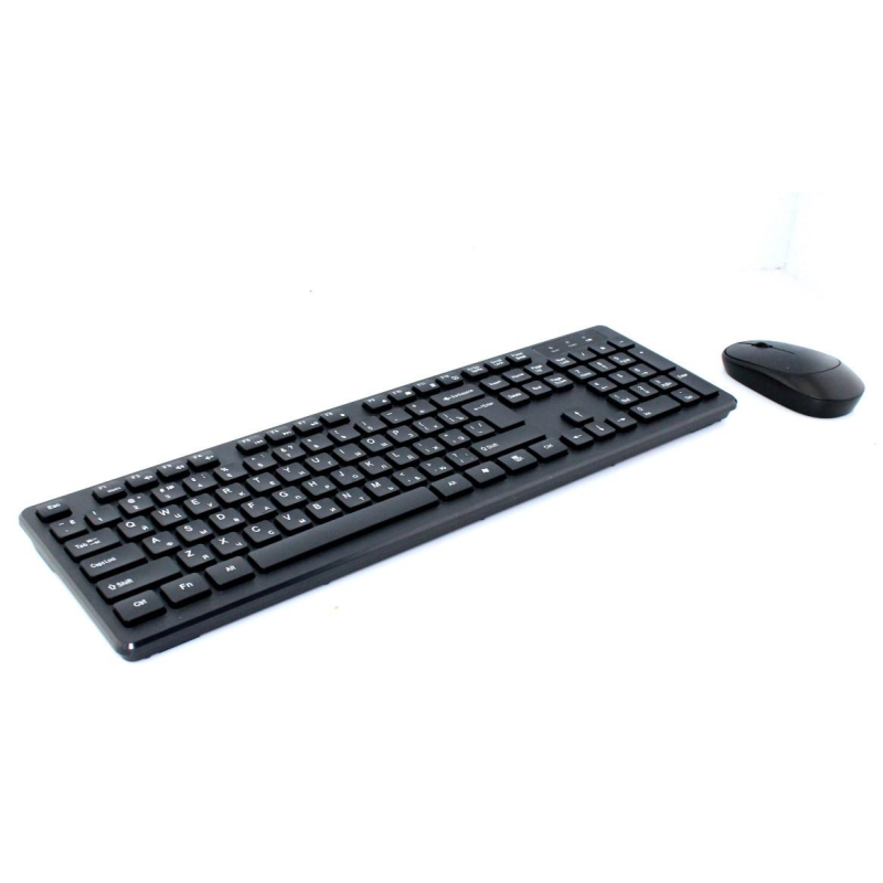 Бездротова клавіатура та мишка 8875 Black, комплект 2-в-1