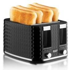 Тостер RAF R.503 на 4 скибки 1500W Black 1500W