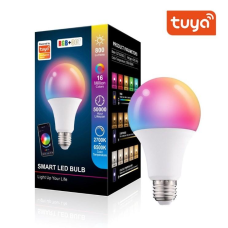 Розумна лампа Wi-Fi,Tuya E27 RGB, Smart LED лампочка з регулюванням кольору, яскравості і таймером