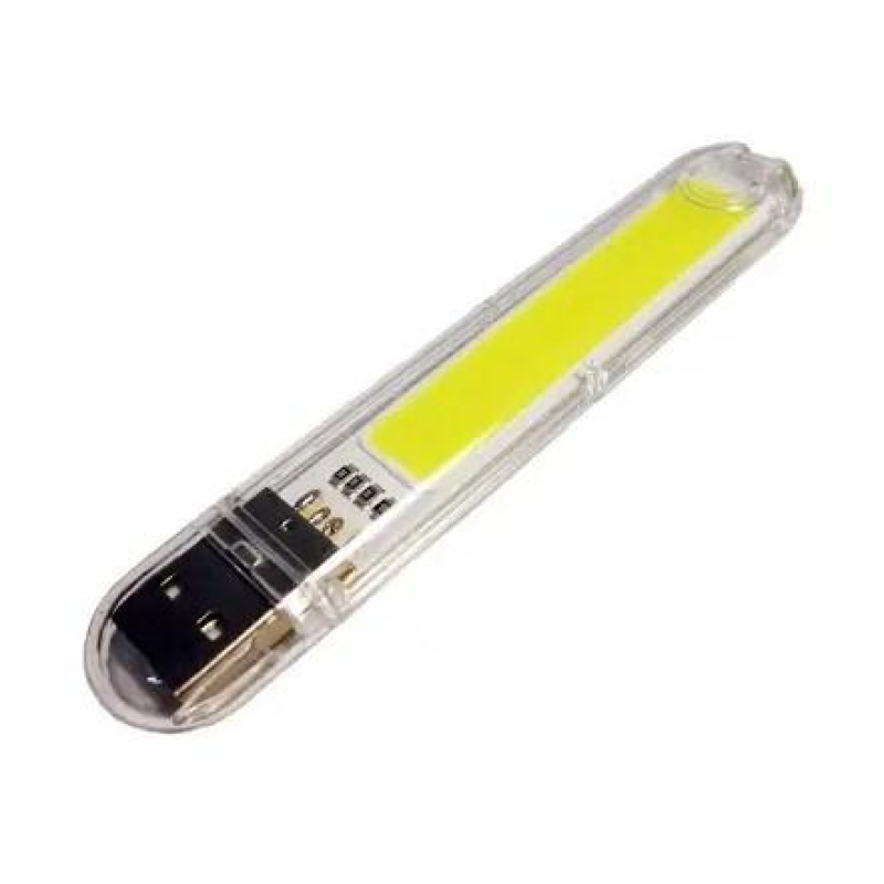 Компактний світлодіодний дуже яскравий USB ліхтарик LED 518 cob, 170*20 мм