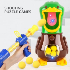 Стрілянина по качках Змагальна гра +12шт м“яч (акустооптична) Duck Shooting