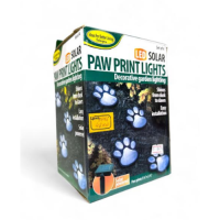 Сліди , що світяться Paw Print Light на сонячній батареї