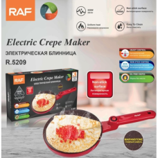 Блинниця заглибна (керамічна панель) червоний та чорне Crepe Maker R.5209 R (650Вт)