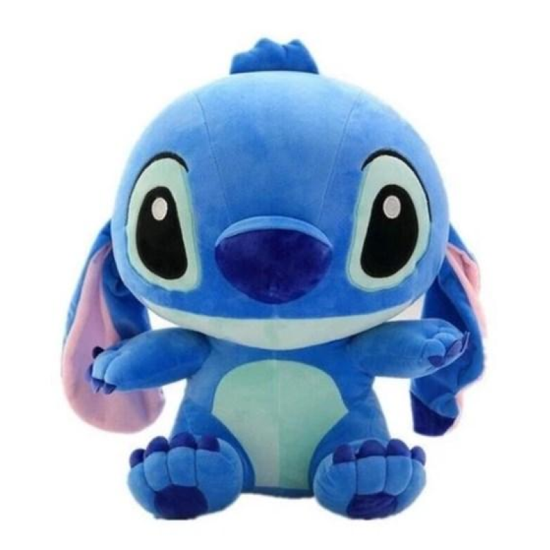 М’яка плюшева іграшка Стіч (Stitch) Блакитний — 75 см