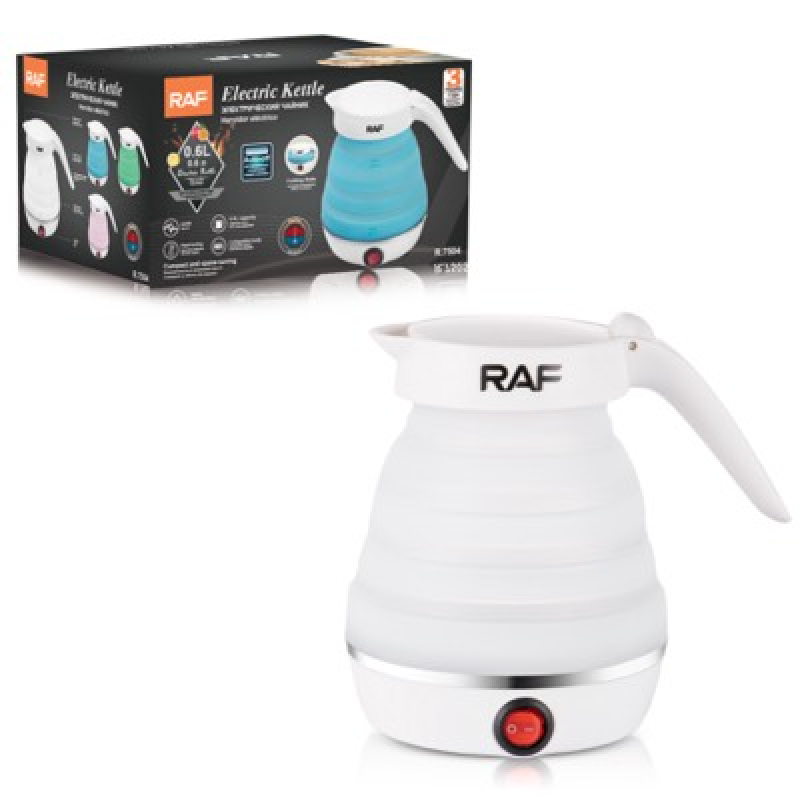 Складаний електричний силіконовий дорожній чайник 600мл Silicone Folding Kettle R.7504 0.6L Складаний електричний силіконовий дорожній чайник 600мл Silicone Folding Kettle R.7504 0.6L