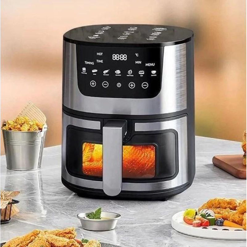 Мультипіч аерофритюрниця Air Fryer MS-3221 (3500 Вт / 7 л) з оглядовим вікном