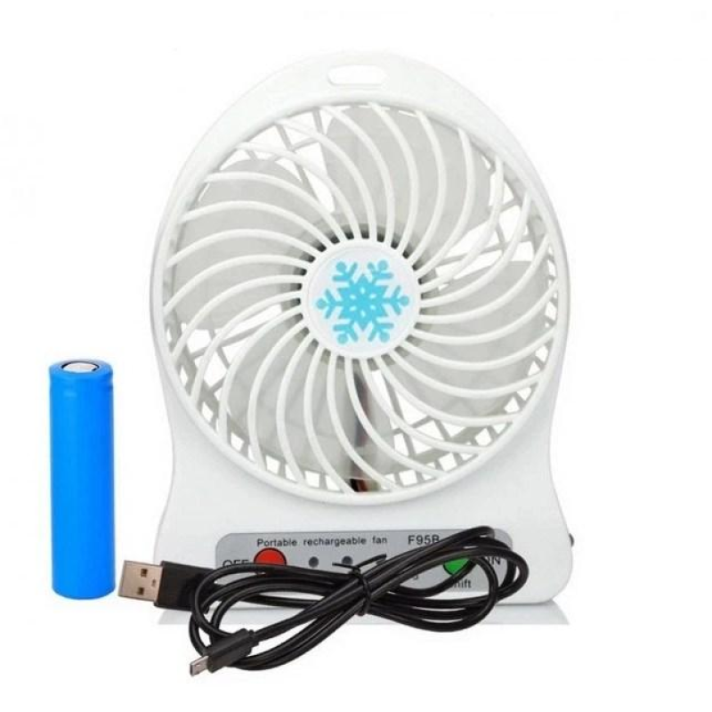 Міні вентилятор настільний mini fan XSFS-01 з акумулятором 18650