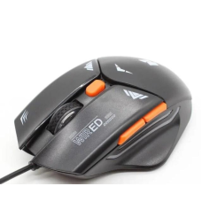 Мишка комп“ютерна ігрова 550E з RGB-підсвіткою, дротова, USB, 6 кнопок, ергономічна, чорна