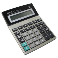 Настільний калькулятор KEENLY KK-8875-12 (12 розрядів) сіро-чорний