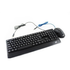 Клавіатура провідна + миша LED GAMING KEYBOARD M 710 для ПК та ноутбука, чорна