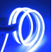 Силіконова LED NEON стрічка СИНЯ 5M Blue 12V-220V