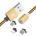Шнур, кабель для зарядки USB - Lightning + Micro USB + Type-C Magnet X-CABLE M3